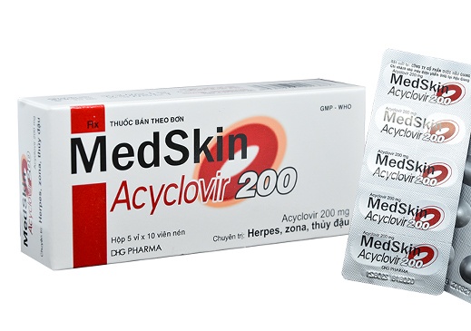 Thuốc Medskin Acyclovir dùng để điều trị nhiễm HSV hiệu quả nhất